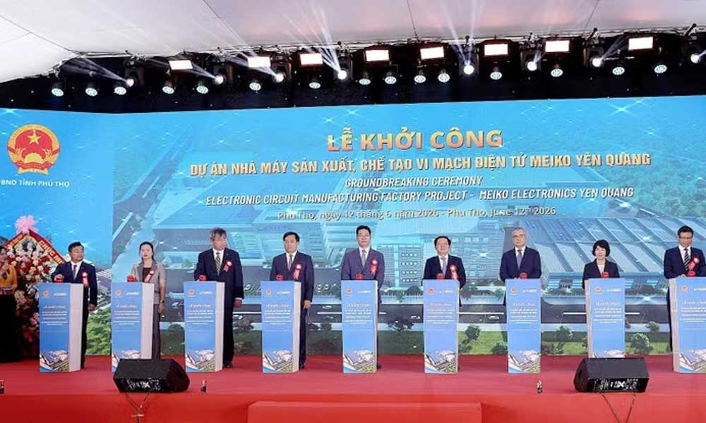 Work starts on 500-million-USD Meiko semiconductor plant in Phu Tho province