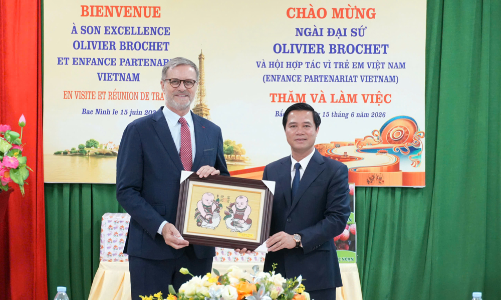 French ambassador visits Bac Ninh social welfare centre