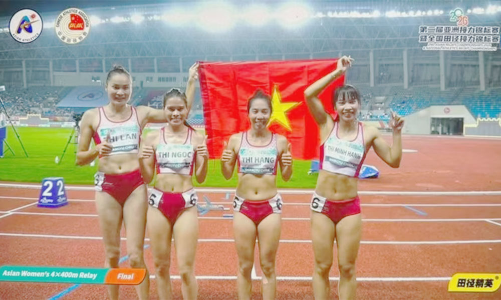Vietnam's relay squads capture Asian golds