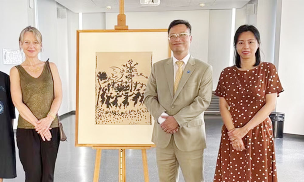 Picasso’s painting on Vietnam peace highlighted in France