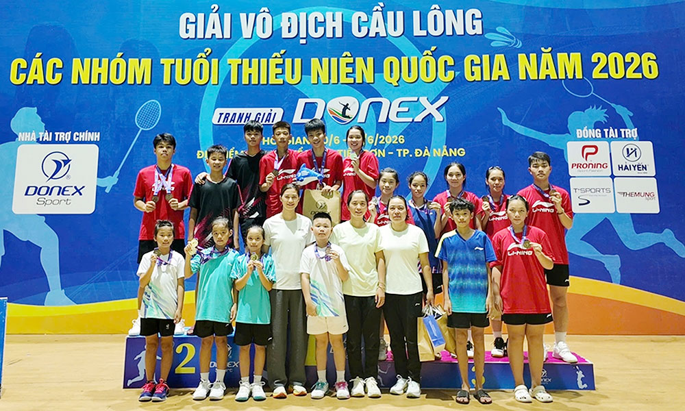 Bac Ninh wins 11 medals at national junior badminton championships