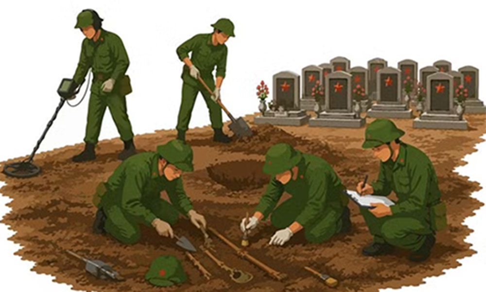 Nationwide campaign collecting DNA samples from relatives of unidentified martyrs