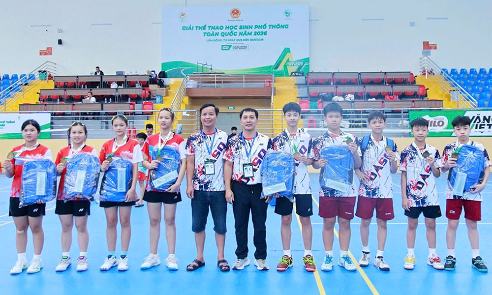 Bac Ninh bags 44 medals at 2026 National High School Sports Tournament