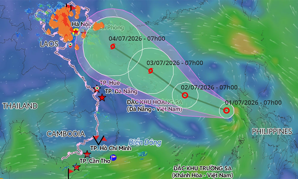 Vietnam braces for possible tropical storm as depression churns offshore