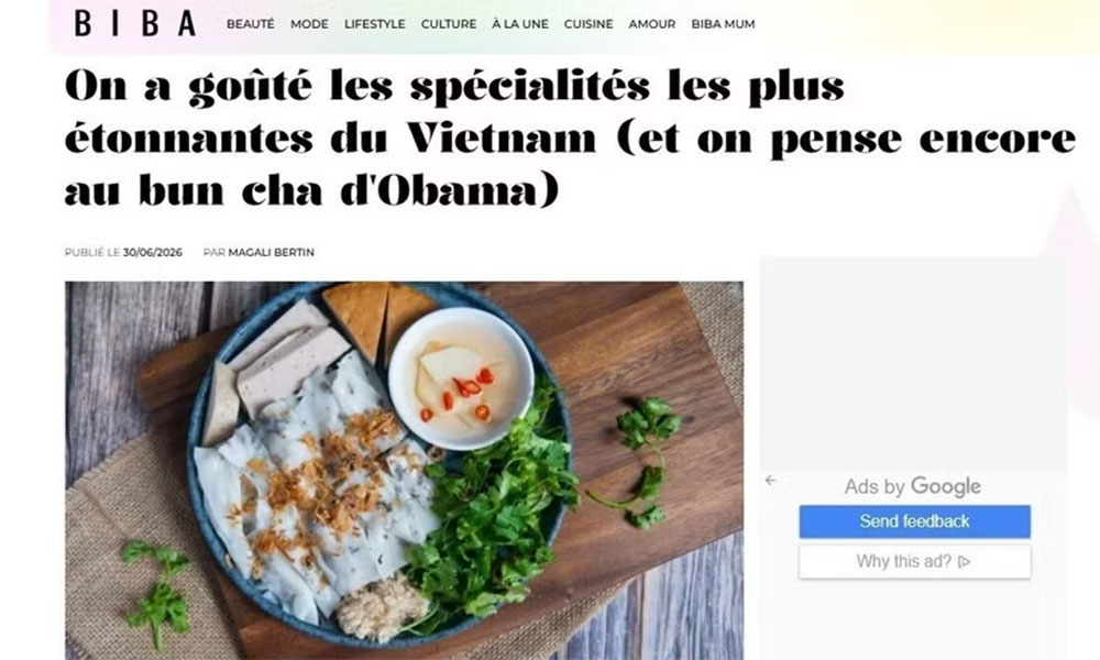 French magazine highlights must-try dishes in Vietnam