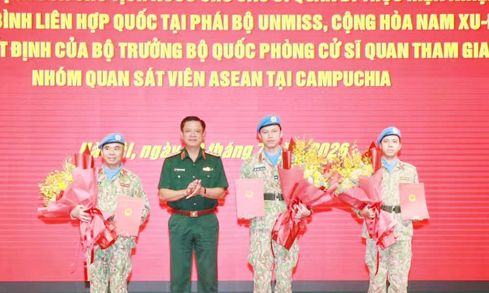 First-ever Vietnamese officer appointed to senior position in UN peacekeeping mission