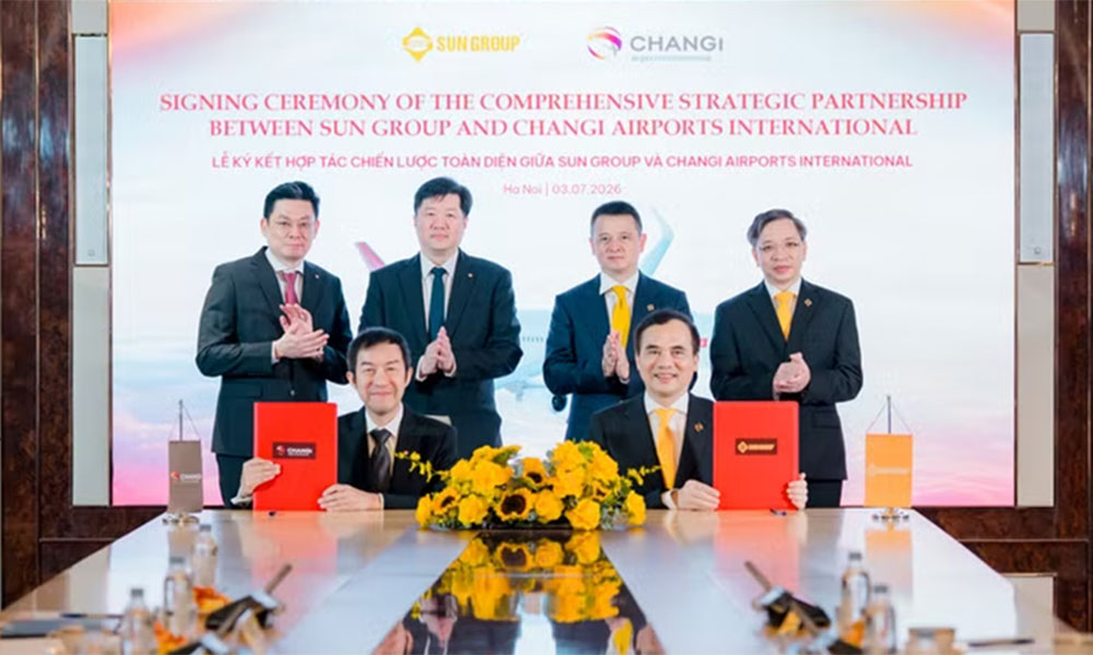 Sun Group, Changi Airports International expand strategic partnership to develop Vietnam's airport network