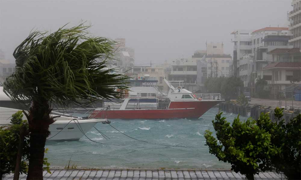 Nearly 1,200 flights cancelled as Typhoon Bavi lashes Japan's southern islands, Taiwan evacuates thousands