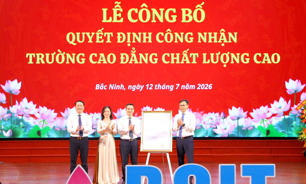 Bac Ninh Industrial Technical College recognised high-quality college