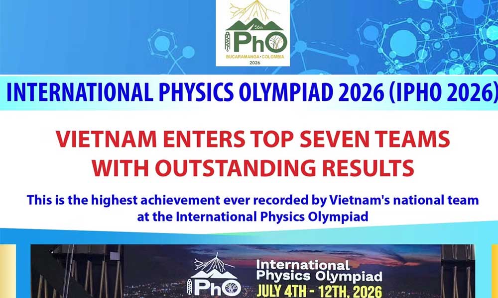 Vietnam ranks among top seven teams at 2026 International Physics Olympiad
