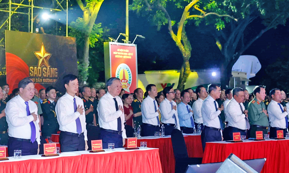 Key Party, State leaders attend live television programme honouring fallen heroes