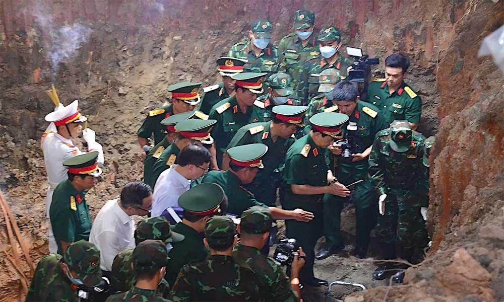 Vietnam recovers nearly 1,500 soldiers' remains in four months, more than 100 under Ho Chi Minh City park