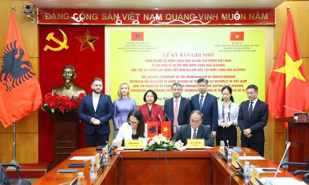 Vietnam, Albania sign labour cooperation deal