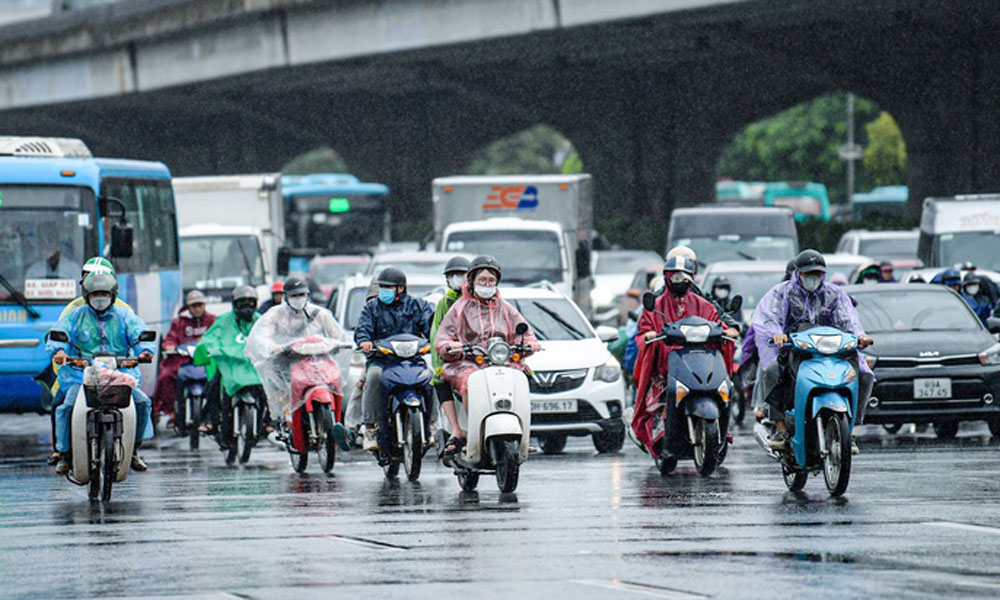 Weekly weather forecast from Monday to Sunday