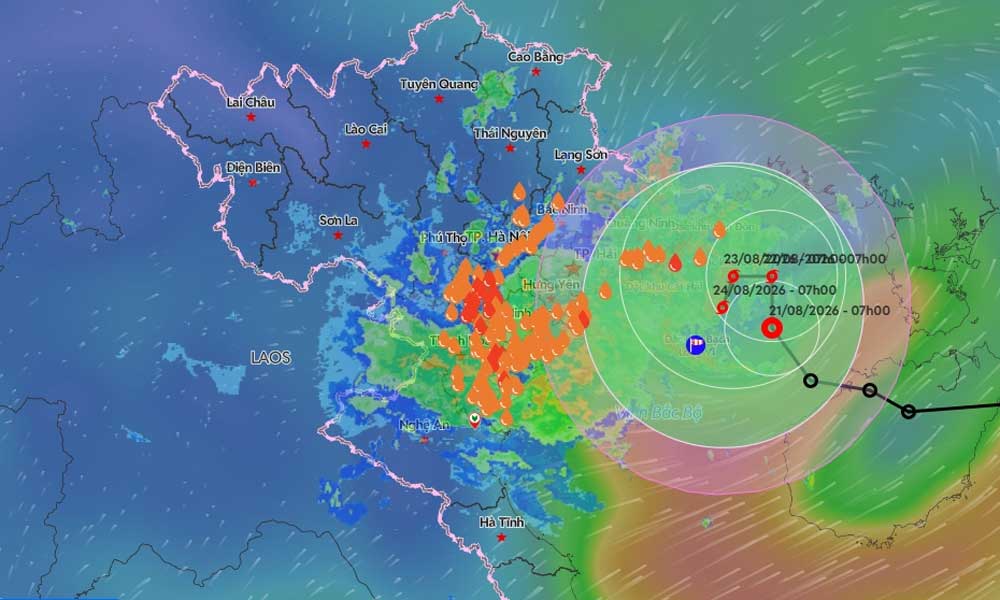 Tropical depression expected to strengthen into storm, threatening northern Vietnam with severe rainfall