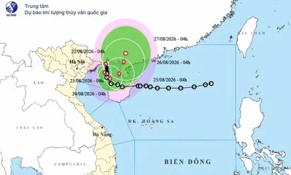 Storm brings heavy rains to northern Vietnam