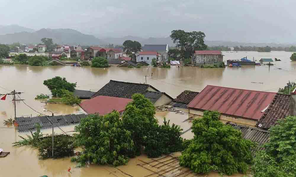 Storm Narra leaves one dead, triggers widespread flooding, landslides across northern Vietnam