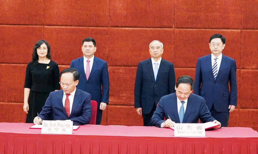 Bac Ninh, China’s Shandong establish friendship, cooperation