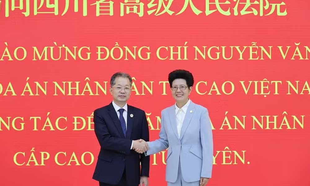 Vietnam, China share experience in judicial reform, digital transformation