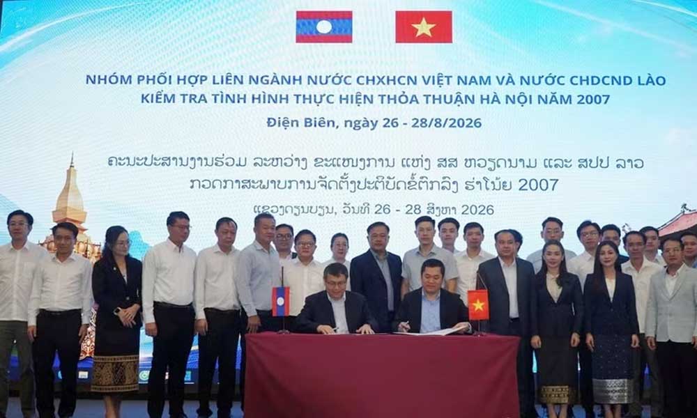 Vietnam–Laos coordination group reviews 2007 Hanoi Agreement implementation