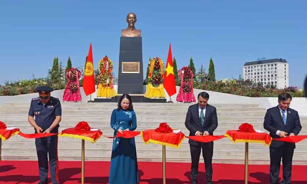 President Ho Chi Minh statue inaugurated in Bishkek