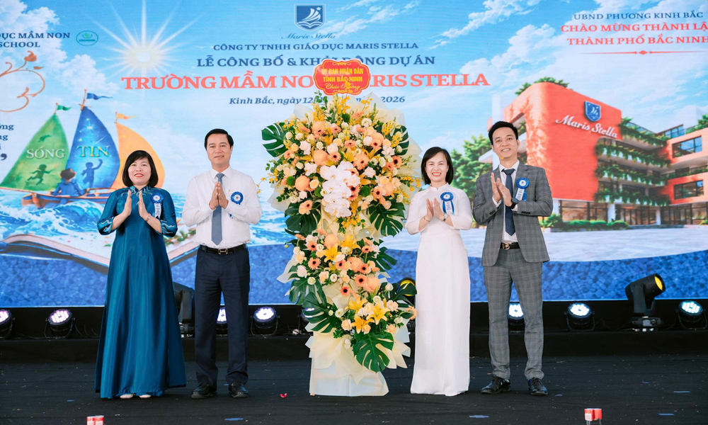 International-standard kindergarten built in Kinh Bac ward