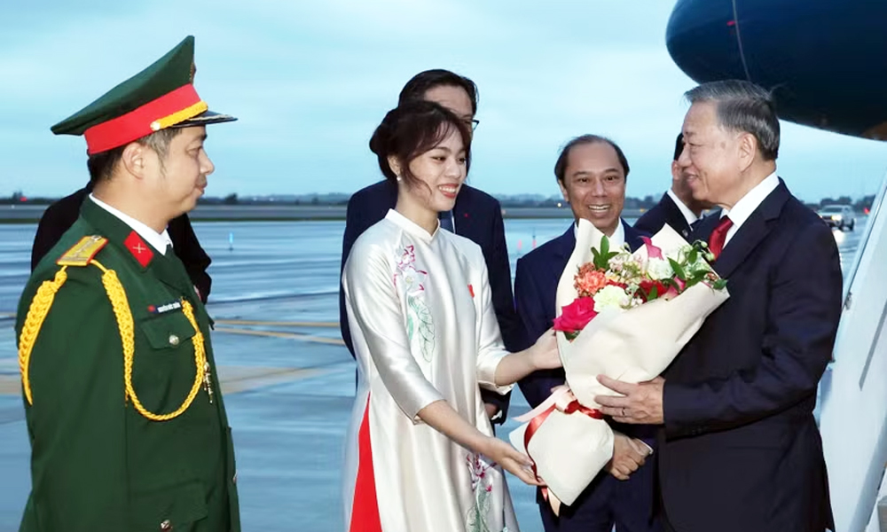 Vietnam’s top leader arrives in New York for UNGA 81 high-level debate