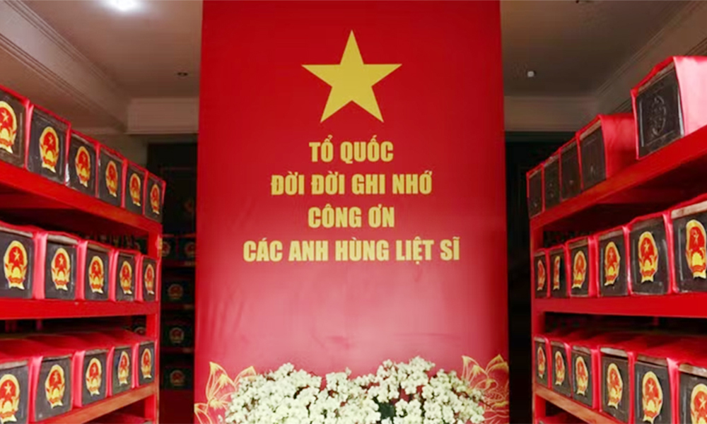 500-day campaign: 664 sets of war martyrs’ remains founded at Le Thi Rieng Park