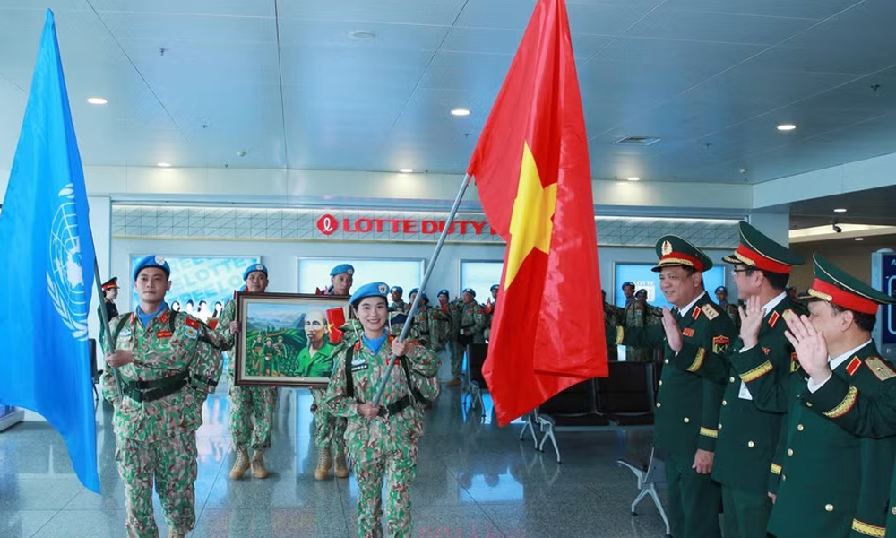 Engineering Unit Rotation 5 departs for peacekeeping missions at UNISFA