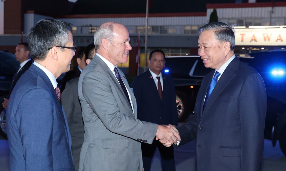 Top leader concludes state visit to Canada