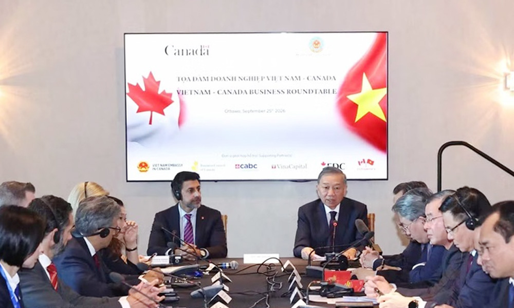 General Secretary and President To Lam attends Vietnam-Canada business roundtable
