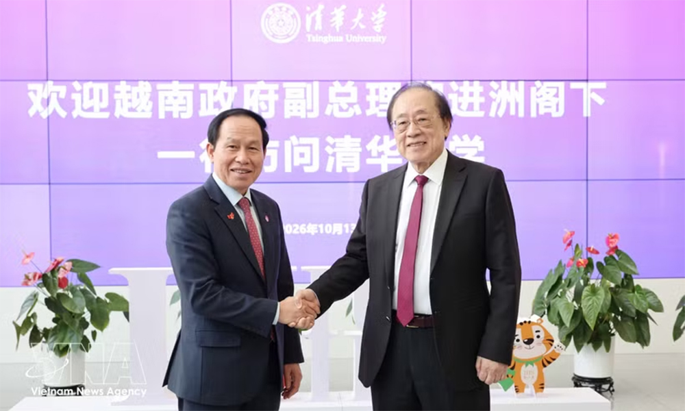 Deputy PM visits China’s Tsinghua University, seeking closer educational cooperation