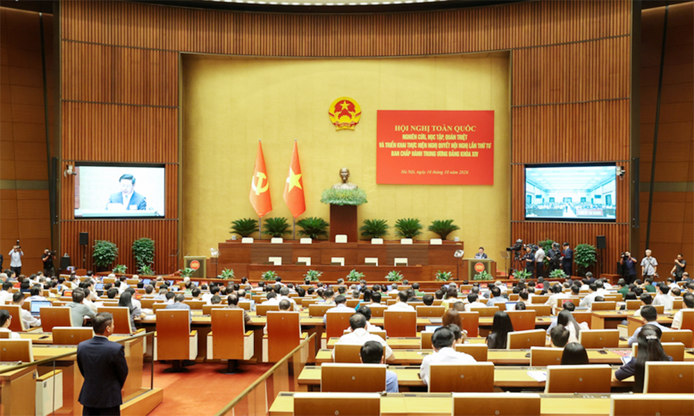 Nationwide conference disseminates resolutions from 14th Party Central Committee’s fourth plenum
