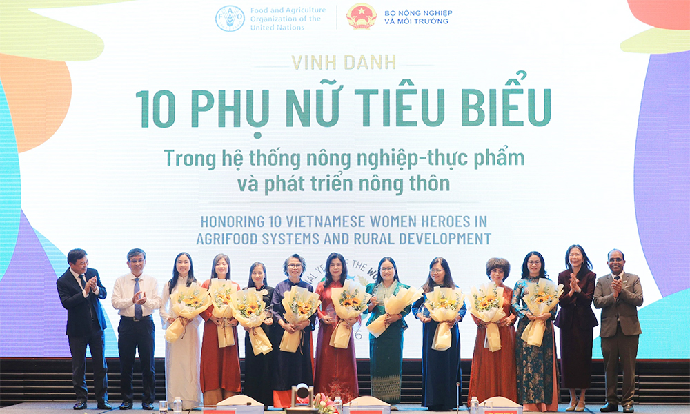 FAO honours 10 prominent Vietnamese women in agriculture, rural development