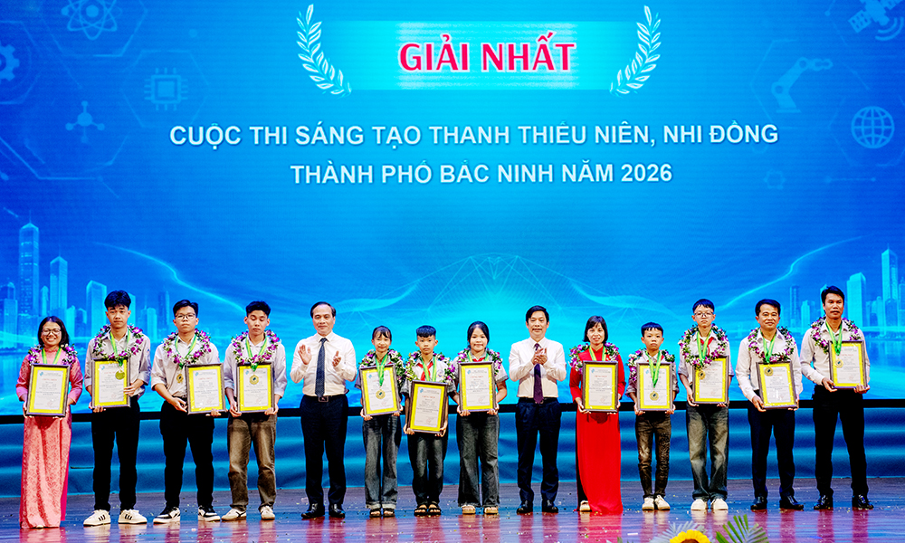 Bac Ninh: 40 entries winning Youth and Children's Innovation Contest