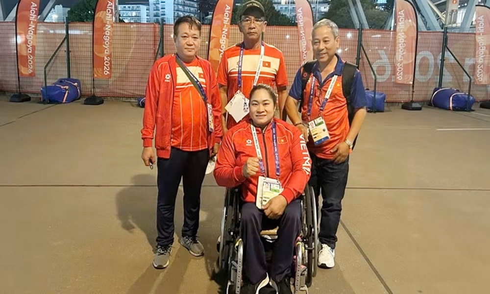 Another track-and-field medal for Vietnam at Asian Para Games 2026