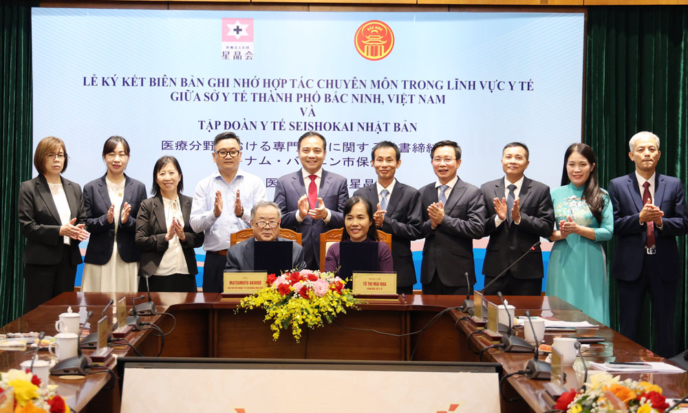 Bac Ninh, Japan’s Seishokai Healthcare Group sign healthcare cooperation memorandum