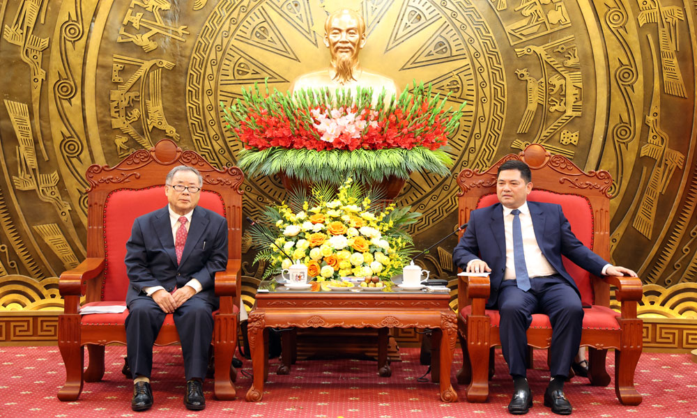 Bac Ninh Party chief meets Seishokai Healthcare Group delegation