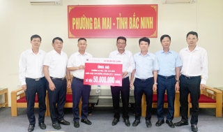 Agribank Chi nhánh Bắc Giang chi 1 tỷ đồng hỗ trợ khách hàng và người dân thiệt hại do mưa lũ