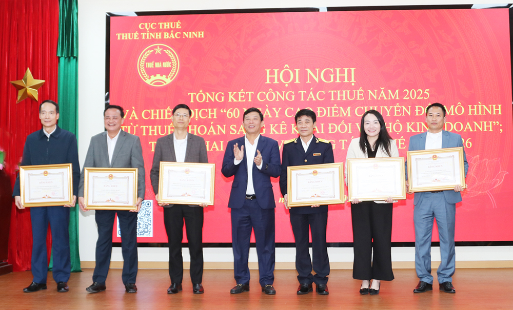  Thuế tỉnh Bắc Ninh phấn đấu thực hiện thắng lợi dự toán thu ngân sách nhà nước năm 2026