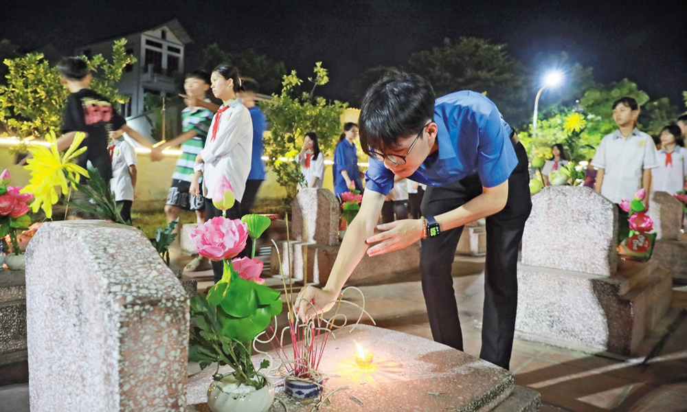  Đắp bồi văn hóa tri ân