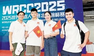 Học trò trường làng giành Huy chương Bạc thế giới