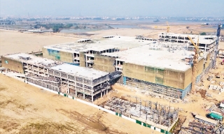 Bắc Ninh: Tăng tốc thi công nhà xưởng trong khu công nghiệp