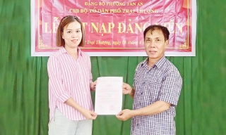 Đảng bộ phường Tân An chú trọng tạo nguồn phát triển đảng viên