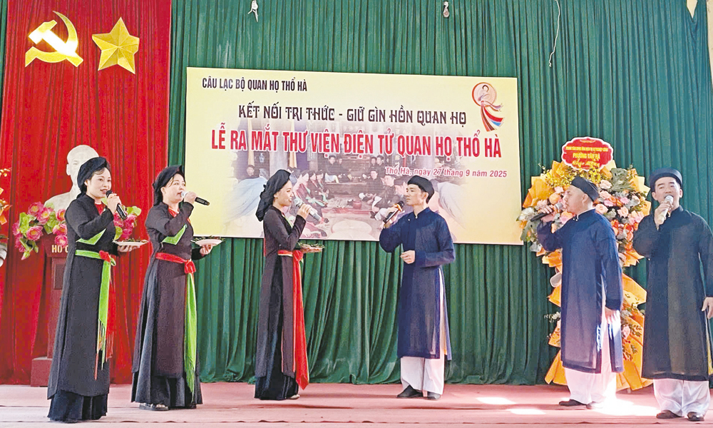 Ra mắt Thư viện điện tử quan họ