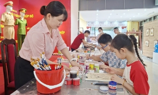 Phong phú các hoạt động trải nghiệm nghệ thuật truyền thống 