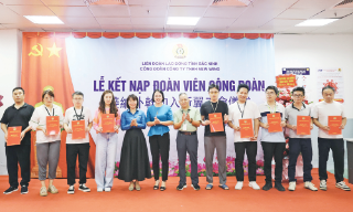 Bắc Ninh: Phát triển đoàn viên gắn với nâng cao đời sống người lao động
