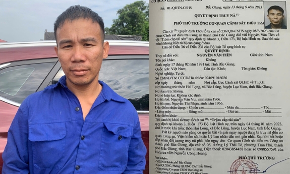 Công an tỉnh Bắc Ninh bắt đối tượng truy nã đặc biệt nguy hiểm