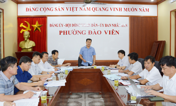 Đảng ủy phường Đào Viên: Lãnh đạo nâng cao các tiêu chí đô thị
