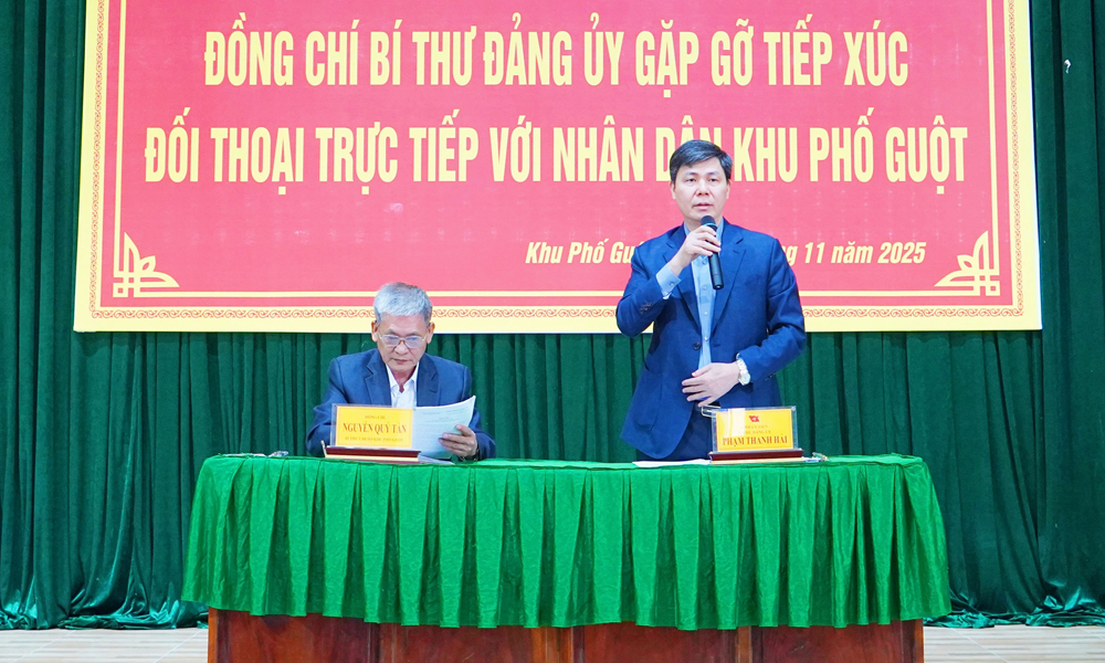 Tiếp xúc, đối thoại với Nhân dân: Lắng nghe để chỉ đạo sâu sát hơn